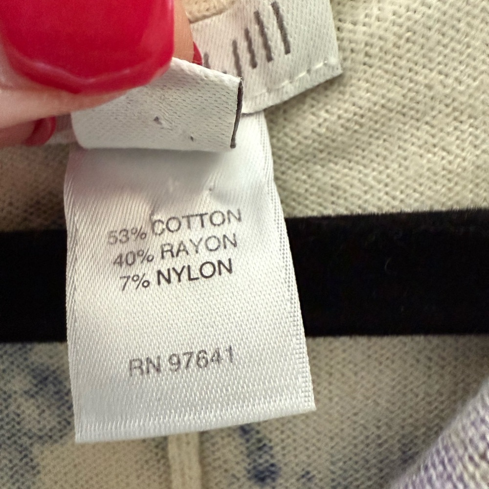 J. Jill Cream Boxy Buttoned Sweater - Picture 5 of 5